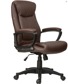 Офисное кресло BRABIX "Enter EX-511", экокожа, коричневое, 531163 в Брянске