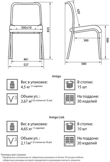 Офисный стул Amigo black сэндвич/cетка W01/T01 в Брянске - изображение 1