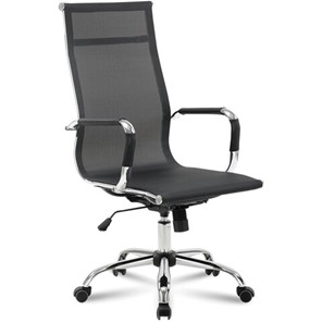 Офисное кресло Brabix Line EX-530 (хром, сетка, черное) 531846 в Брянске - предосмотр