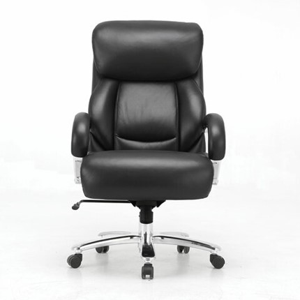 Компьютерное кресло Brabix Premium Pride HD-100 (натуральная кожа, черное) 531940 в Брянске - изображение