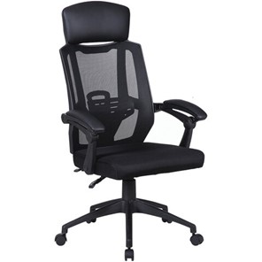 Кресло офисное Brabix Nexus ER-401 (с подлокотниками, черное) 531835 в Брянске