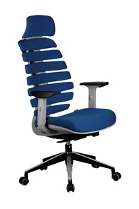 Кресло Riva Chair SHARK (Синий/серый) в Брянске