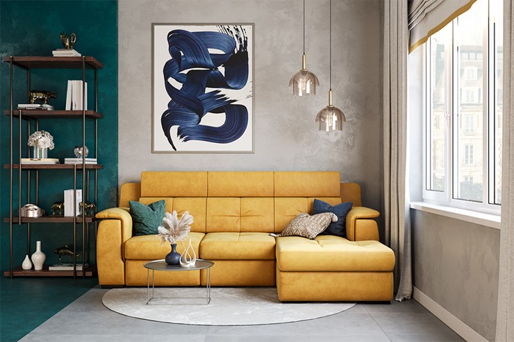 Угловой диван Бруклин с оттоманкой в Брянске - изображение 7