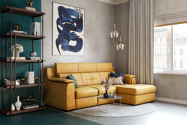 Угловой диван Бруклин с оттоманкой в Брянске - изображение 8