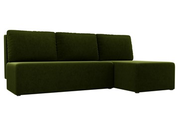 Угловой диван Поло, Зеленый (микровельвет) в Брянске