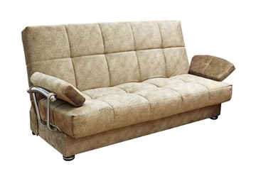 Прямой диван Милана 6 БД с хром. подлокотниками, Боннель в Брянске