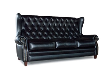 Прямой диван Оливер 3М с каретной стяжкой в Брянске - предосмотр