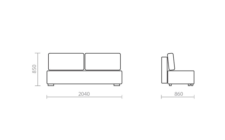 Прямой диван Дона 2 БД в Брянске - изображение 8