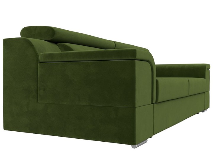 Прямой диван Лига-003 НПБ, Зеленый (Микровельвет) в Брянске - изображение 5