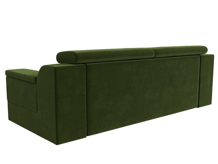 Прямой диван Лига-003 НПБ, Зеленый (Микровельвет) в Брянске - изображение 7