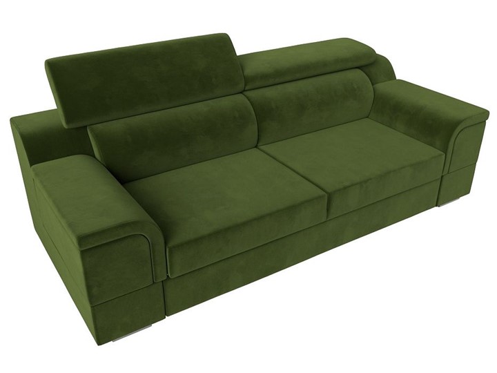 Прямой диван Лига-003 НПБ, Зеленый (Микровельвет) в Брянске - изображение 8