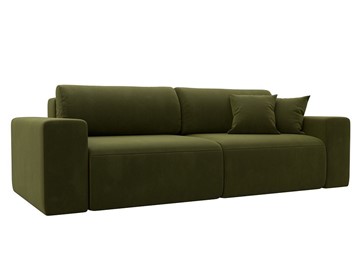 Прямой диван Лига 036 Классик, Зеленый (Микровельвет) в Брянске