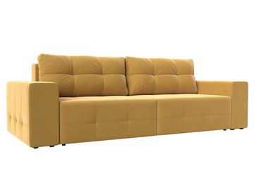 Прямой диван Перри НПБ, Желтый (микровельвет) в Брянске