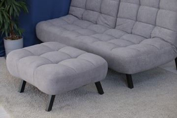 Комплект мебели Абри цвет серый диван + пуф опора металл в Брянске
