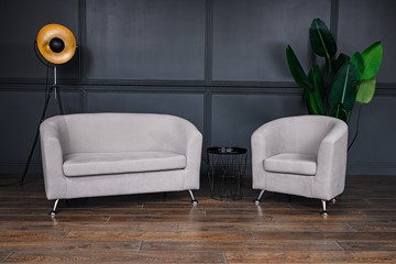 Комплект мебели Брамс  цвет бежевый диван 2Д + кресло в Брянске