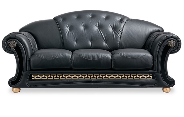 Раскладной диван Versace (3-х местный) black в Брянске - изображение