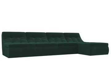 Большой модульный диван Холидей, Зеленый (велюр) в Брянске