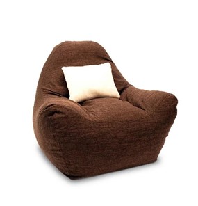 Кресло-мешок КлассМебель Эдем, рогожка орион, коричневый в Брянске