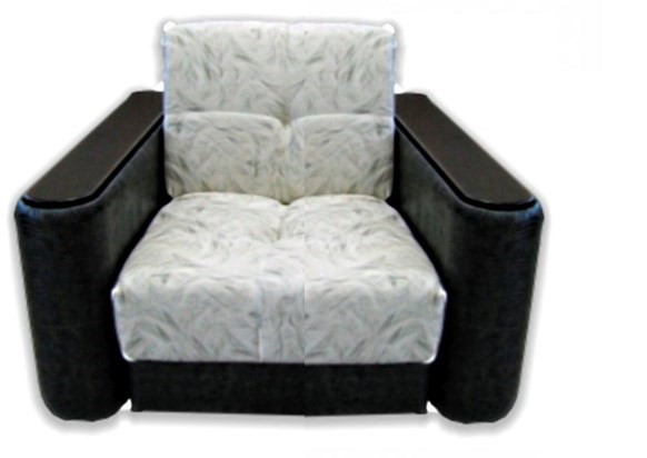 Кресло-кровать Аккордеон-1, 70 (круглые подлокотники) в Брянске - изображение