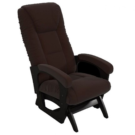 Кресло-качалка Леон маятниковая, ткань AMIGo шоколад 29-Т-Ш в Брянске - изображение
