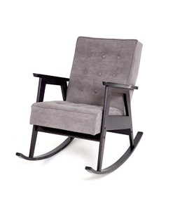 Кресло-качалка Ретро (венге / RS 15 - темно-серый) в Брянске