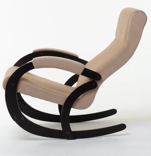 Кресло-качалка в гостиную Корсика, ткань Amigo Beige 34-Т-AB в Брянске - изображение 1
