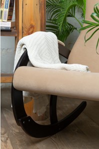 Кресло-качалка в гостиную Корсика, ткань Amigo Beige 34-Т-AB в Брянске - предосмотр 5