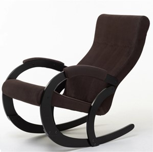 Кресло-качалка в гостиную Корсика, ткань Amigo Coffee 34-Т-AC в Брянске