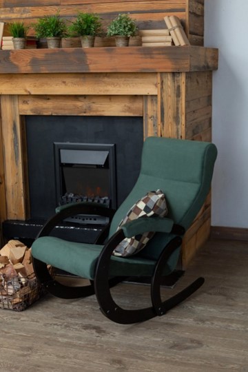 Кресло-качалка Корсика, ткань Amigo Green 34-Т-AG в Брянске - изображение 7
