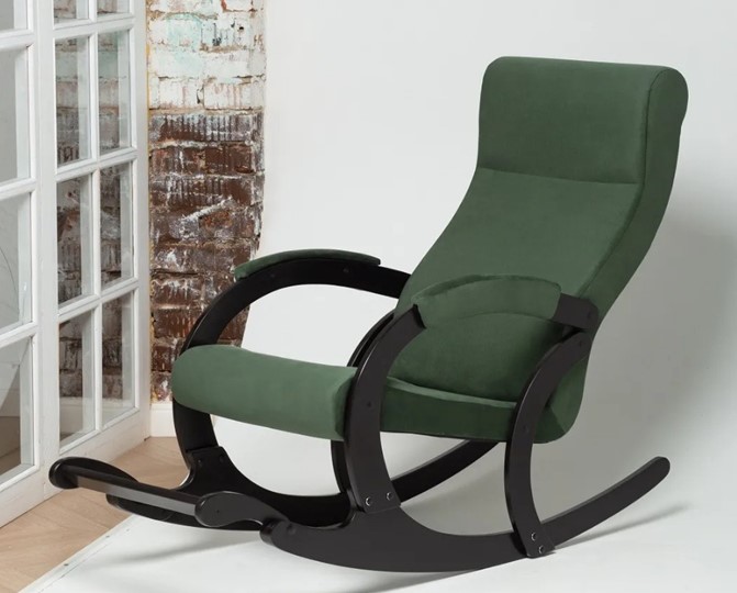 Кресло-качалка в гостиную Марсель, ткань Amigo Green 33-Т-AG в Брянске - изображение 3