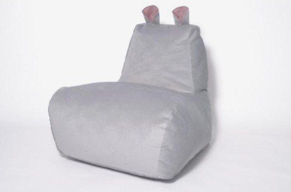 Кресло-мешок Бегемот серый в Брянске - изображение