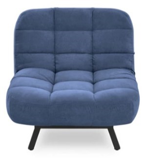 Мягкое кресло Абри опора металл (синий) в Брянске - изображение