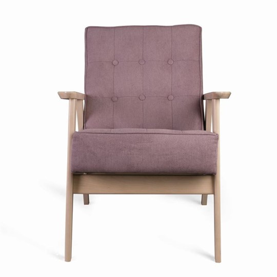 Кресло Ретро (беленый дуб / RS 12 - розовый) в Брянске - изображение 1