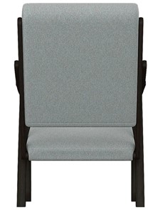 Кресло Вега 10 ткань серый, каркас венге в Брянске - предосмотр 5