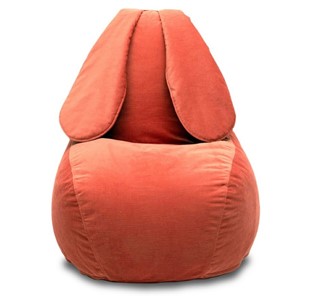 Кресло-игрушка Зайка (длинные уши), оранжевый в Брянске