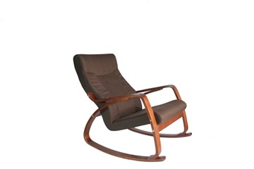Кресло-качалка Женева, ткань шоколад в Брянске - предосмотр