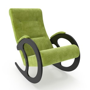 Кресло-качалка Модель 3, Verona 38 Apple Green-велюр в Брянске