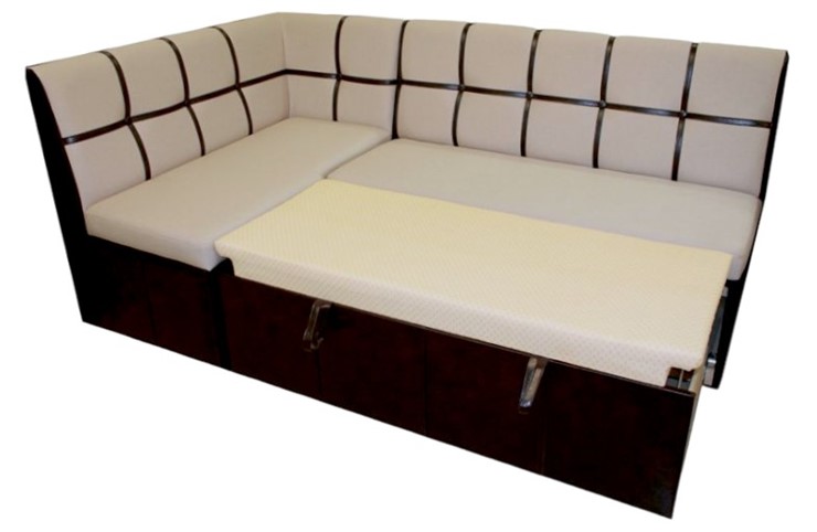 Угловой кухонный диван Квадро 5 со спальным местом в Брянске - изображение 1