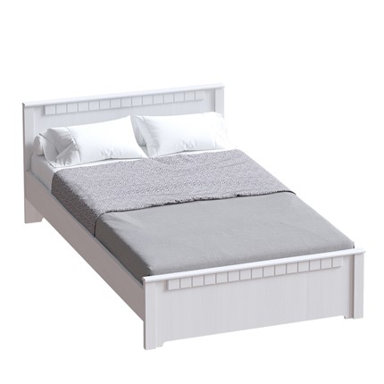 Кровать с основанием Прованс,1800 Бодега белая/Платина премиум в Брянске - изображение