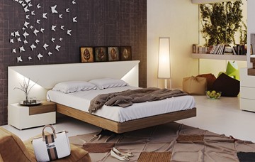 Кровать спальная Elena с подсветкой (180x200) в Брянске - предосмотр 1