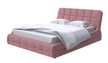 Кровать в спальню Corso-6 140x200, Рогожка (Levis 62 Розовый) в Брянске