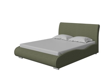 Кровать спальная Corso-8 Lite 140x200, Искусственная шерсть (Лама Авокадо) в Брянске