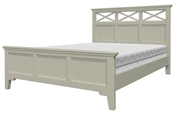 Кровать в спальню Грация-5 с фисташковым карнизом (Фисташковый) 160х200 в Брянске