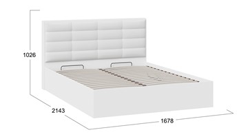 Кровать с подъемным механизмом Агата тип 1 (Белый) в Брянске - предосмотр 3