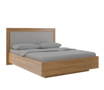 Кровать двуспальная с подъемным механизмом Глэдис М33 (Дуб золотой) в Брянске