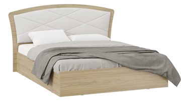 Кровать двуспальная с подъемным механизмом Сэнди Тип 1 без заглушины (Вяз благородный/Белый) в Брянске