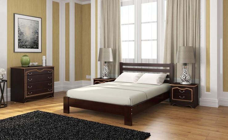 Кровать в спальню Вероника (Белый Античный) 160х200 в Брянске - изображение 4