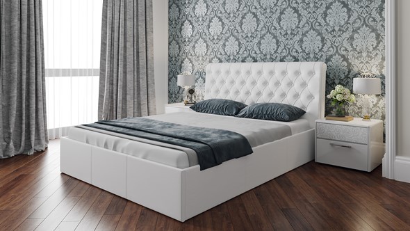 Кровать с механизмом двуспальная Скарлет (Белая) в Брянске - изображение