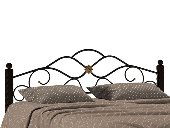 Двуспальная кровать Гарда 3, 160х200, черная в Брянске - изображение 3