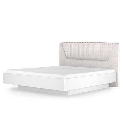 Кровать с подъемным механизмом Марсель-11 (Белый, ткань Catania white) 1400 в Брянске - изображение
